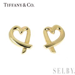 もも様 極美品✨️ ティファニー オープンハート ピアス 18K ゴールド