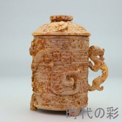 中国古美術 宋代 龍泉窯 梅子青釉 瓜形瓶 花瓶 文房置物 茶道具 青磁