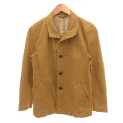 ラトルトラップ RATTLE TRAP 24SS 10.25oz ストレッチデニムスタンドカラーブルゾン ジャケット M 茶 ブラウン シングル 4B /SJのサムネイル