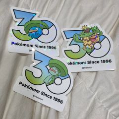 韓国限定】ポケモン30周年記念ステッカー フシギダネ、フシギソウ