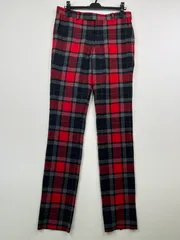 【中古品】 JOHN LAWRENCE SULLIVAN ジョンローレンスサリバン WOOL CHECK LONG PANTS 2B001 11-04 ウール チェック ロングパンツ ボトムス 【152-260628-kk-06-hon】のサムネイル