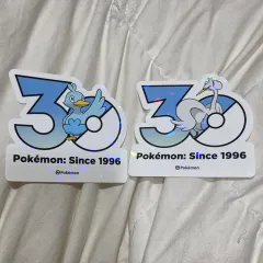 꼬지보리 スワンナ ロゴ ステッカー ポケットモンスター 30周年 まとめ セットのサムネイル