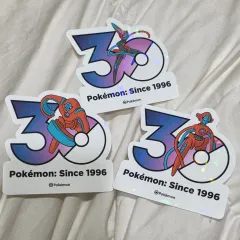 テオキスのロゴステッカー ポケットモンスター30周年まとめセットのサムネイル