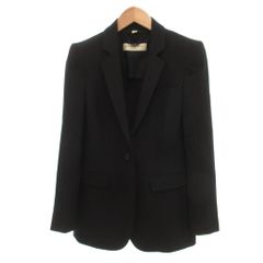 【美品】Burberry London 黒ジャケット 160A バーバリーロンドン ジャケット ブラック 刺繍ロゴ 三陽商会 160A