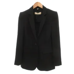 バーバリー ロンドン BURBERRY LONDON 美品 テーラードジャケット 38 黒 ブラック シングル 背抜き 1B センターベント /SJ ■GY12のサムネイル