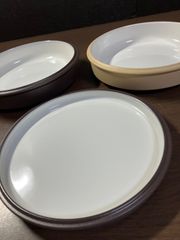食器セット ネイビー グレー アイボリー 直径20.1cm - メルカリ
