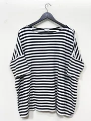 marimekko マリメッコ 五分袖 ボーダー カットソー sizeS/白・黒 ■◆レディースのサムネイル
