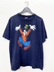 Disney ディズニー 90s グーフィー Tシャツ 紺 □◇レディース - メルカリ