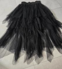 JILL by JILL STUART 黒/白ドット フリルロングスカート | Mercari