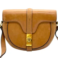 CELINE セリーヌ スモール ブザス 16セーズ ショルダーバッグ 肩掛け 斜め掛け ターンロック ブラウン ゴールド 5130のサムネイル