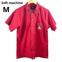 【中古】Softmachine ソフトマシーン 半袖シャツ 刺繍 M 日本製のサムネイル