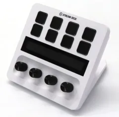 【中古】PCハード 有線 ショートカットキーボード STREAM DECK+(ホワイト) [10GBD9911-AMZ]のサムネイル