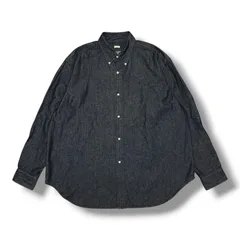 参考上代30800円 A.PRESSE 22AW BD Denim Shirt ボタンダウンデニムシャツ  アプレッセ 22AAP-02-08H インディゴ 3 （18938M）のサムネイル