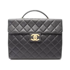 シャネル CHANEL ブリーフケース マトラッセ A02794 ブラック キャビアスキン(グレインドカーフ) マトラッセ ブリーフケース レディース Used Aのサムネイル