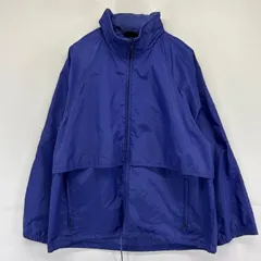 古着 80's/80年代 エディー・バウアー Eddie Bauer ナイロンジャケット 収納付きフード フルジップ 黒タグ S  パープル系 レディースのサムネイル