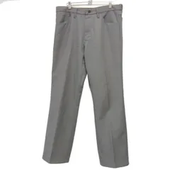 00s☆Wrangler ラングラー ランチャードレスジーンズ ロングパンツ グレー メキシコ製 メンズ スタプレ フレア スラックスのサムネイル