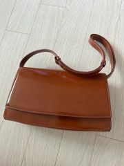 PRADA プラダ スパッツォラート ショルダーバッグ 茶 ヴィンテージ