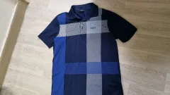 店舗正規品 DAKS 新作ライン ジーンゴン カラー系統 半袖ポロシャツ 100のサムネイル