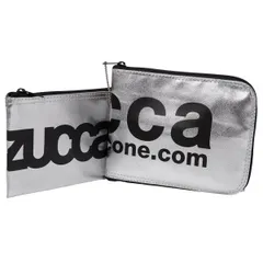 ズッカzucca メタリックパスケース パッカブルエコバッグセット シルバーのサムネイル