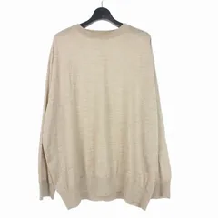 ウル URU 22SS 21GAUGE CREW NECK KNIT ラグラン ウールニット セーター 長袖 F ベージュ 22SUC05のサムネイル