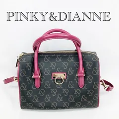 PINKY&DIANNE ピンキーアンドダイアン シグネチャー 2wayバッグ ショルダー ハンド バッグ 総柄  ボルドー カジュアル  コンパクト 鞄 レディース 219のサムネイル