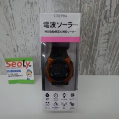 CREPHA クレファー デジタル 腕時計 FDM7862-OR オレンジ 5気圧防水 ストップウォッチ アラーム ソーラー 電波時計 未使用品のサムネイル