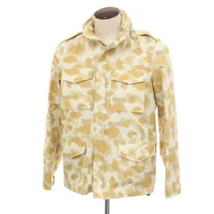 【新品】アスペジ ASPESI ポリエステル スタンドカラー ミリタリージャケット ベージュ【サイズL】【メンズ】のサムネイル