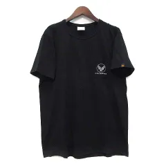 アルファ ALPHA ロゴプリント ポケット Tシャツ 半袖 ブラック 黒 XLのサムネイル