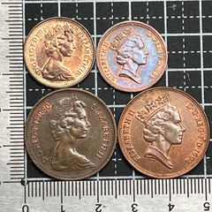 古銭】1946年 キューバ 1・5センタボ 2枚セット 独立後初期 星と国章