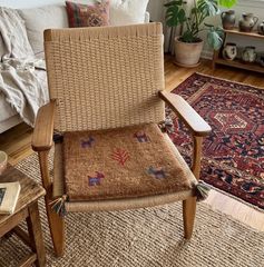 ギャッベ 本物 手織りペルシャ (イラン産) ロリバフ ギャベ 玄関マット