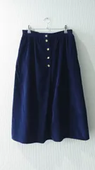 90’s LANDS' END USA製 corduroy skirt Size:12のサムネイル