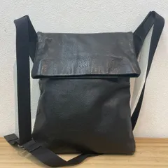 【成】agnès b アニエスベー レザーショルダーバッグ BLACK 【6256YO】F28のサムネイル