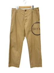 グッチ GUCCI 18SS ウロボロス サークル スネーク ロゴ チノ パンツ チノパン 489281 36 ベージュ ブランド古着ベクトル 中古260616のサムネイル