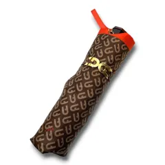FURLA フルラ ツイルモノグラム 折りたたみ傘 モノグラム柄 総柄 ブラウン レディース ゴーゴー古着セントラルパーク名古屋店 No.久2385のサムネイル