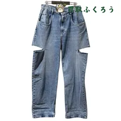 【激レアサイズ】メゾンマルジェラ　Maison Margiela　PANTS 5 POCKETS　5ポケットデニム　S51LA0051　サイズ48　スラッシュ ディテール　インディゴブルー　デニム　ジーンズのサムネイル