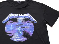 METARICA メタリカ Ride the Lightning コットン バンドTシャツ 黒 4XL★STS10 特大 ヘビメタ ロック ミュージック ビッグサイズのサムネイル