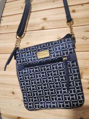新品】トミーヒルフィガー モノグラム ショルダーバッグ 2way ホーボー 
