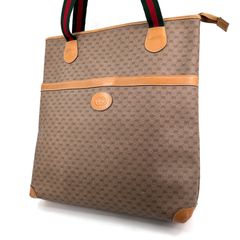 GUCCI オールドグッチ マイクロGG GG金具 シェリーライン トートバッグ