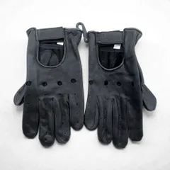 Vintage Leather Glove ドライビング グローブ 手袋 L ブラック レザーのサムネイル