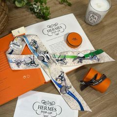HERMES エルメス ツイリー アマゾンの祭典バンダナ 25SSシルクスカーフ