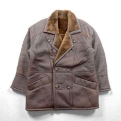 80's ヴィンテージ リアルムートン ランチコート XL - メルカリ