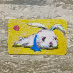 高野マナブ 原画｜名刺サイズ ドローイング Drawing アクリルクレヨン 一点物 高野学 Manabu Takano 髙野學 Moon Sun Rabbit 月と太陽とウサギ Louvre Uffizi Japan 台湾 現代美術家のサムネイル