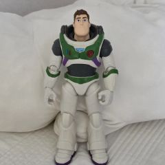 希少美品 バズライトイヤー フィギュア メタリックブルー トイ