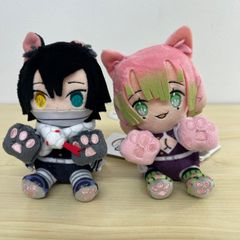 鬼滅の刃 甘露寺蜜璃 伊黒小芭内 アニマルぬいぐるみセット 最終値下げ