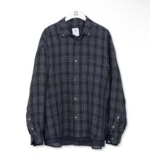 KAJA ORGANIC COTTON CHECK OPEN COLLAR - メルカリ