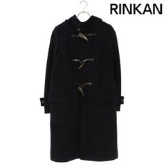 HYKE ハイク ウール ダッフルコート ネイビー Mサイズ相当 - メルカリ