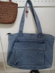 청 데님 토트백のサムネイル