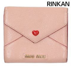 MIUMIU 財布 ピンクレター ラブレター - メルカリ