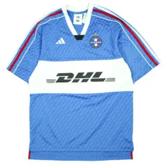 KITH NYC x adidas キスニューヨークシティ アディダス 25SS 別注 Football DHL Express Jersey フットボール DHL エクスプレス ジャージ JN3586 XS Blue Burst 半袖 ゲームシャツ Tシャツのサムネイル