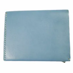 ED ROBERT JUDSON エドロバートジャドソン BUND BINDER MINI WALLET バインダーミニウォレット BLUE レザー 二つ折り財布 g25532のサムネイル